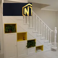 Xưởng Nội Thất Ngọc Thịnh Long Thành - Biên Hòa - Tối đa diện tích sử dụng với tủ cầu thang thông minh & sáng tạo.